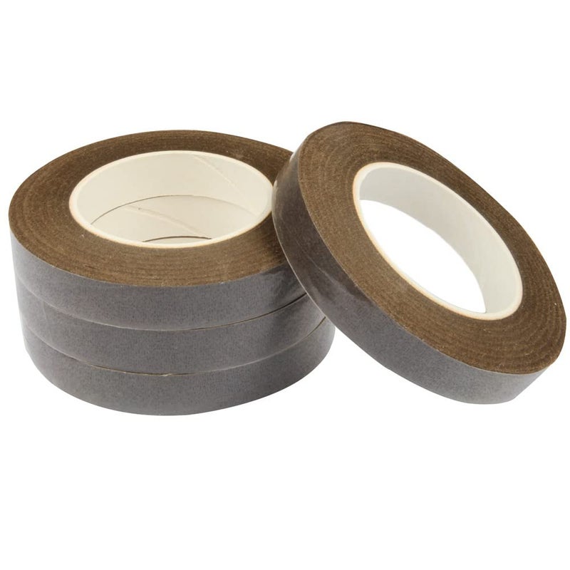 JFFX 4 Rolls Floral Tape 1/2" Wide 30 Yards/Roll Floral Tapes for Bouquet Stem Wrap and Flowers Making Craft Projects (Brown) - Image 5